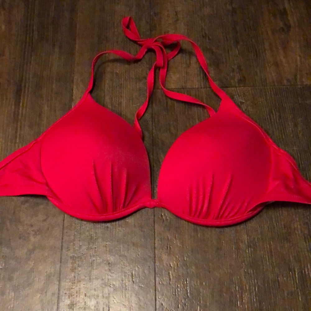 Red Swim Suit Top